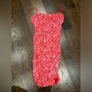 Hello Molly Red Floral Mini Dress